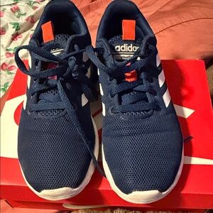 Adidas Kids Blue and White Sneakers